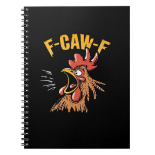 Kippen Vintage F-Caw-F Kip F-Caw-F Grappige Kip Ha Notitieboek