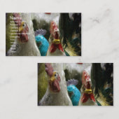  kippen visitekaartje (Voorkant / Achterkant)