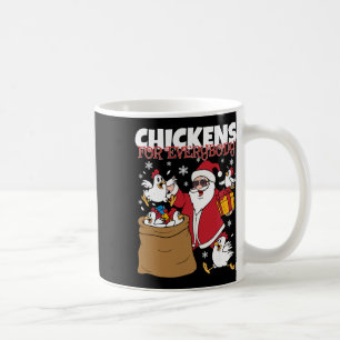 Kippen Voor Iedereen Grappige Kerst Kip Vrouw Koffiemok