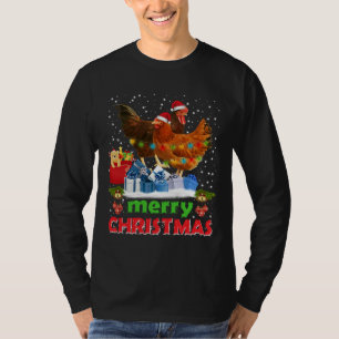 Kippen voor kerstmis met kippen - Kerstmis - C T-shirt