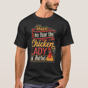 Kippenboerderij citaat voor een kip meisje t-shirt