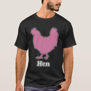Kippenboeren Ik hou van kippen koppels T-shirt