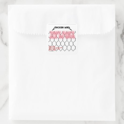 Kippendraad Stickers (Tas)