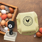 Kippeneieren boerderij rubber stempel