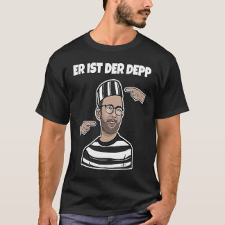 Kippenfeest Bruidegom Hij is de Depp Mannen T-shirt