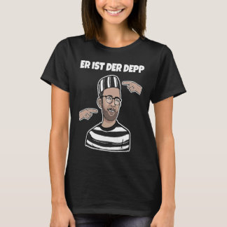 Kippenfeest Bruidegom Hij is de Depp Mannen T-shirt