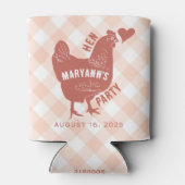 Kippenfeestje voor de Bruid Blikjeskoeler (Achterkant)