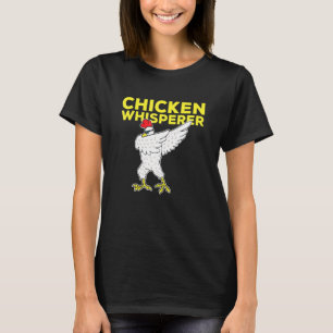 Kippenfluisteraar Dabbing Haan Met Zonnebril T-shirt