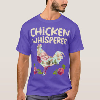 Kippenfluisterbloem Farming Boerderij T-shirt