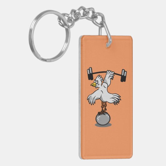 Kippengewicht Sleutelhanger (Voorkant Links)