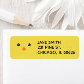 Kippengezicht Etiket (Insitu)