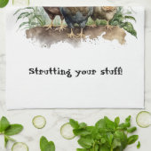 Kippenhok Kippen en Haan Theedoek (Gevouwen)