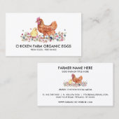 Kippenhok Verse eieren Visitekaartje (Voorkant / Achterkant)