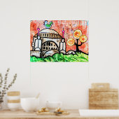 Kippenkerk Poster (Keuken)