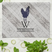 Kippenkip Monogrammed Land Boerderij Theedoek (Gevouwen)