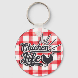 Kippenleven Sleutelhanger