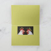 kippenliefde, Happy Jubileum Kaart (Binnen)