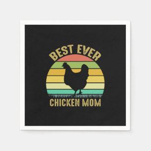 Kippenliefhebber Beste Kip Mama ooit Servet