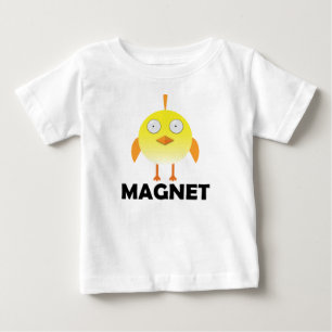 Kippenmagneet - Baby Fijne Jersey T-Shirt