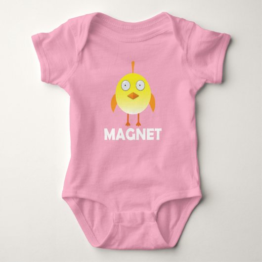 Kippenmagneet - Baby Jersey Bodysuit (Voorkant)