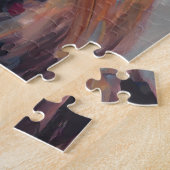 Kippenportret moderne Abstracte kunst Legpuzzel (Zijkant)