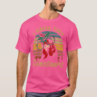 Kippenportret Schattige Dieren Pluimvee I Raise Ti T-shirt