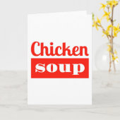Kippensoep - Get well card Kaart (Gele Bloem)
