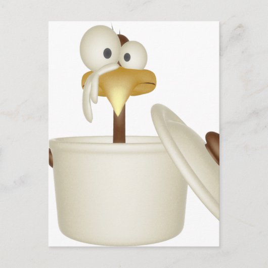 kippensoep in Briefkaart (Voorkant)