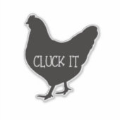 Kippensticker Sticker (Voorkant)