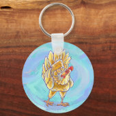 Kippenstift en Accessoires Sleutelhanger (Voorkant)