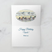 Kippenvel-achtig Geweldige Oom Leuke Verjaardagska Kaart (Binnen)