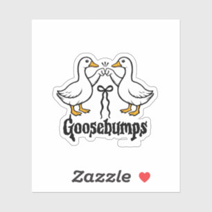 Kippenvel Domme Gans Grappige Beste Vrienden Sticker