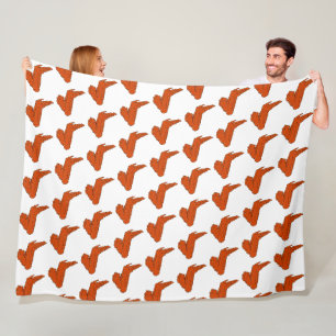 Kippenvleugel fleece deken, alle maten deken
