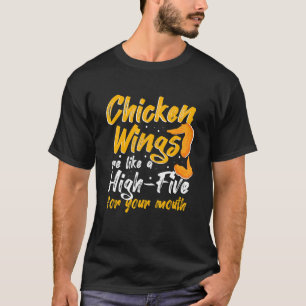 Kippenvleugels Eten - Kippenvleugels zijn als een T-shirt
