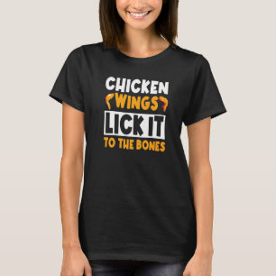 Kippenvleugels Foodie Gebakken Fast Food Buffalo T-shirt