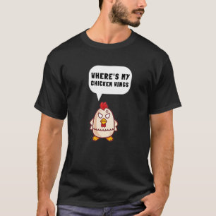 Kippenvleugels Gebakken Kip En Kipnuggets Bu T-shirt