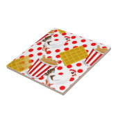 kippenwafels tegeltje (Zijkant)