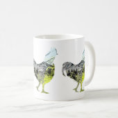 kipsilhouet met Boerderij Design Inside Koffiemok (Voorkant rechts)