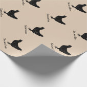  kipsilhouette Birthday Cadeaupapier (Hoek)