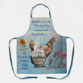 kipsoep helende geschriften schort (Voorkant)