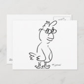 Kipspatronen Briefkaart (Voorkant / Achterkant)