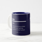 Kira Personalized Name Coffee Mug (Devant gauche)