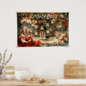 Kiralfy Brothers Enchantment Affiche théâtrale (Cuisine)