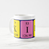 Kiran nom de table périodique mug (Devant gauche)
