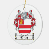 Kirby Family Crest Keramisch Ornament (Links)
