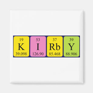 Kirby periodieke lijstnaam magneet