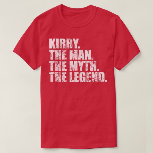 KirbyKirby Familienaam Kirby Achternaam Kirby Surn T-shirt (Design voorkant)