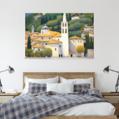 Kirche Cassone Gustav Klimt schilderij boeiend Canvas Afdruk (Insitu (Slaapkamer))