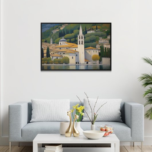 Kirche Cassone Gustav Klimt schilderij boeiend Poster