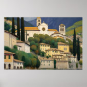 Kirche Cassone Gustav Klimt schilderij Serene Poster (Voorkant)